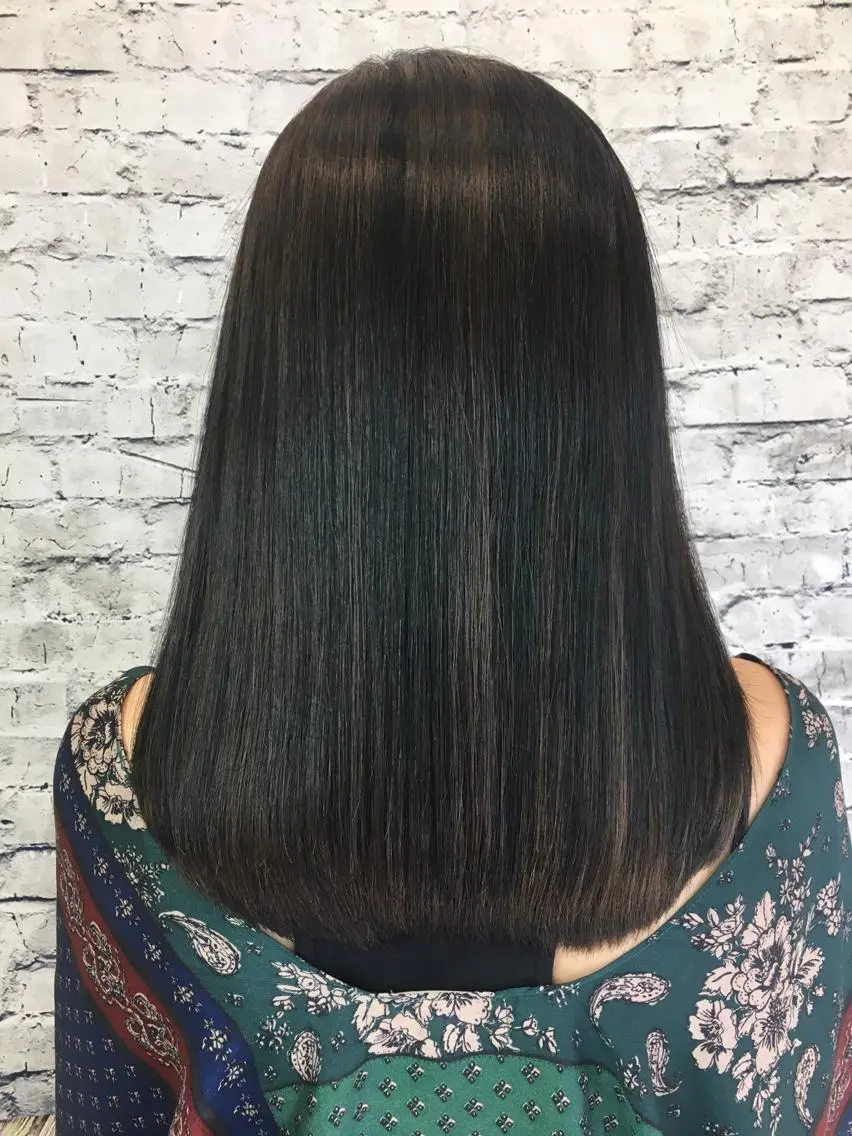 セミロング カラー ヘアカラー トリートメント 瀧本 顕のヘアスタイル