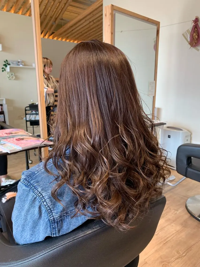 ロング カラー 関口 友行のヘアスタイル