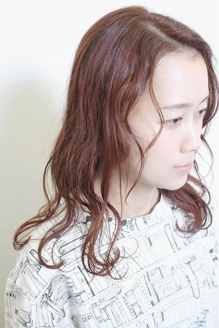ミディアム カラー ベージュカラー 外国人風カラー カット ヘアカラー 土居 正季のヘアスタイル