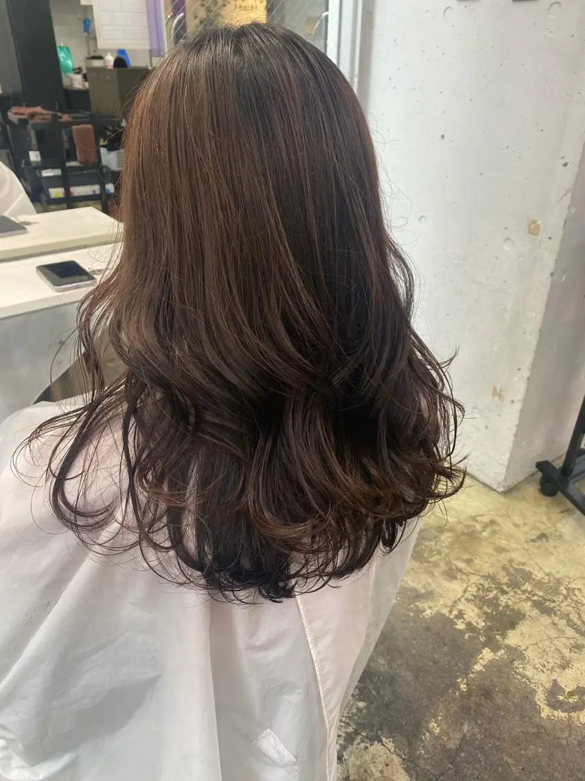 ロング レイヤーカット カット 💗💗韓国レイヤー yu-ki💗💗のヘアスタイル
