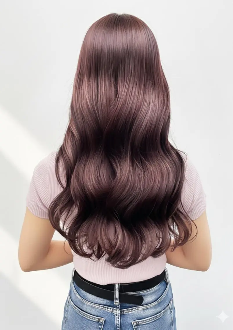ロング カット ヘアカラー トリートメント momoca/松本/ 暖色カラー/ボブのヘアスタイル