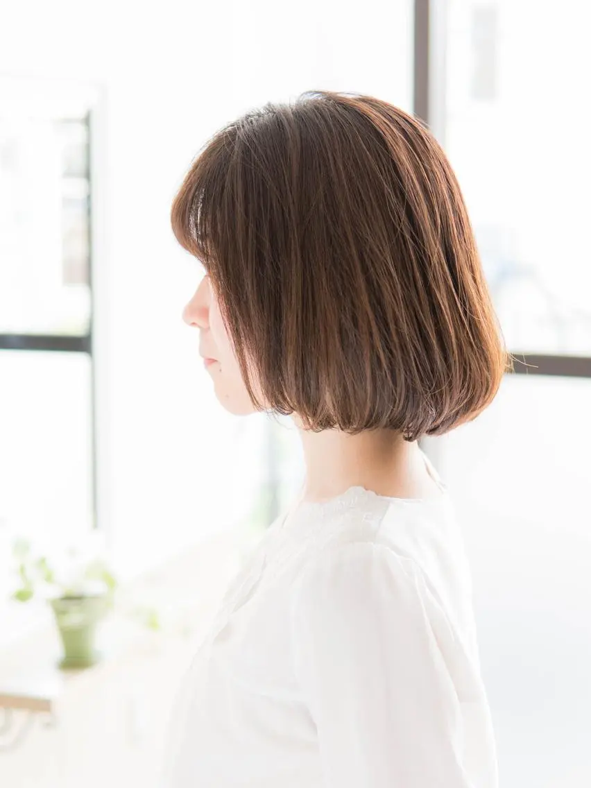 ミディアム ボブ 永野 良一のヘアスタイル