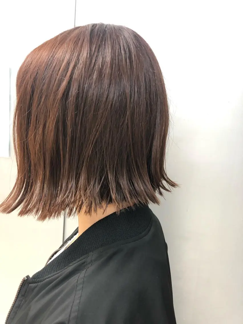 ショート 切りっぱなしボブ ボブ ZAZA ASAMIのヘアスタイル