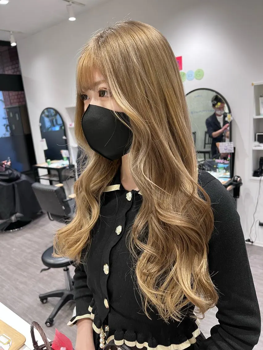 ロング ヘアカラー トリートメント トップスタイリスト/ アユミのヘアスタイル