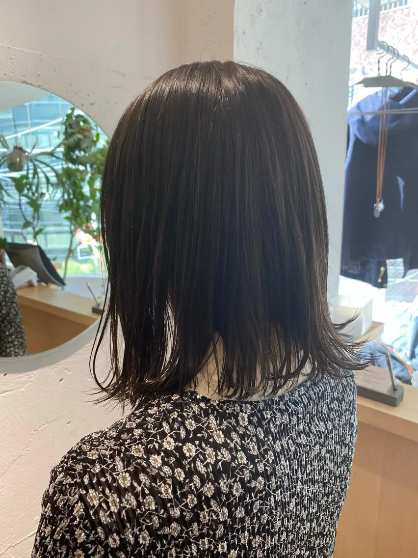 ミディアム カラー 🟩白髪ぼかし ショート/大司のヘアスタイル