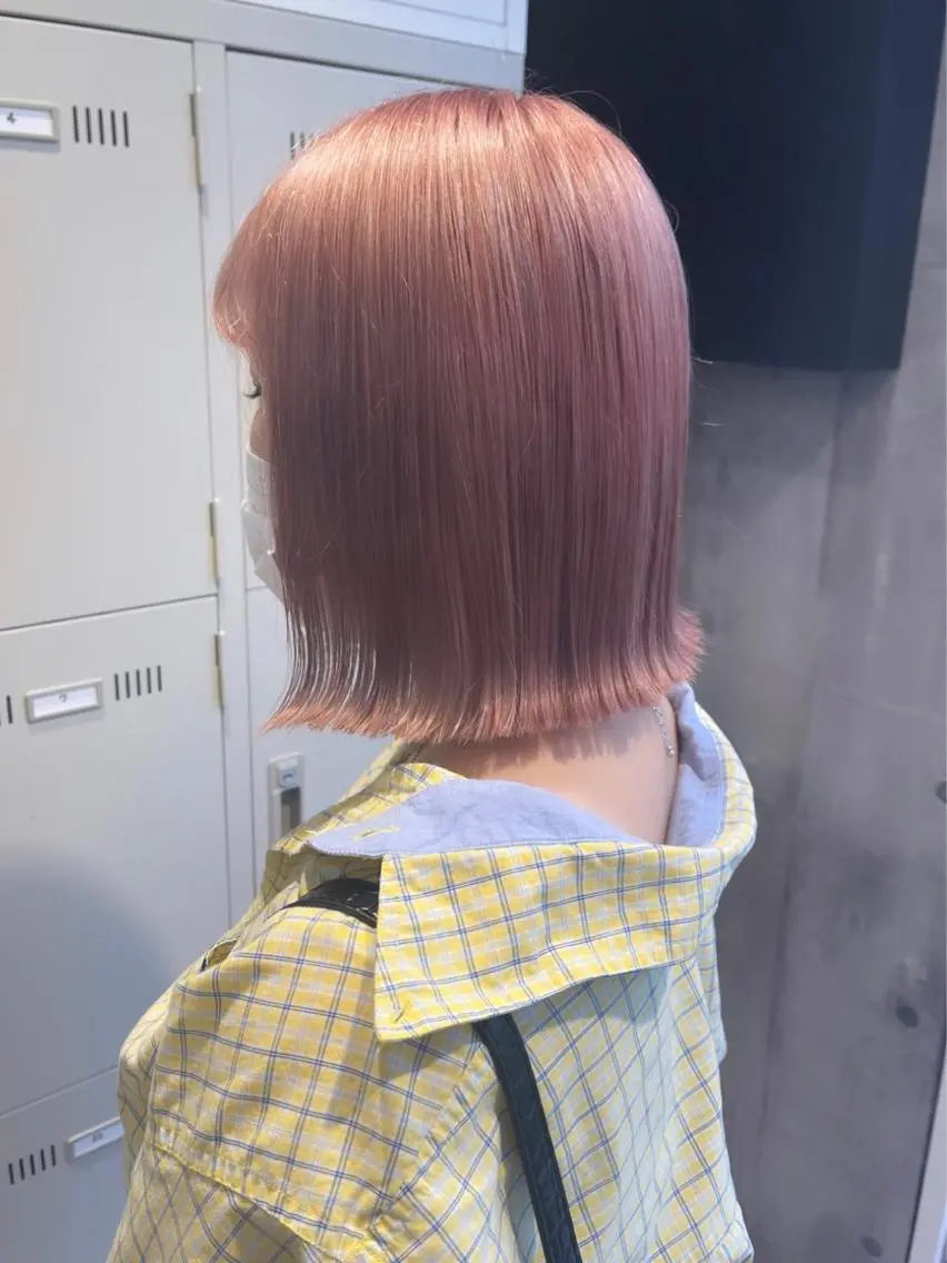 ミディアム カラー パーマ ヘアアレンジ メンズ キッズ ネイル マツエク・マツパ アイブロウ レイヤー/ダブル カラー/YURINAのヘアスタイル