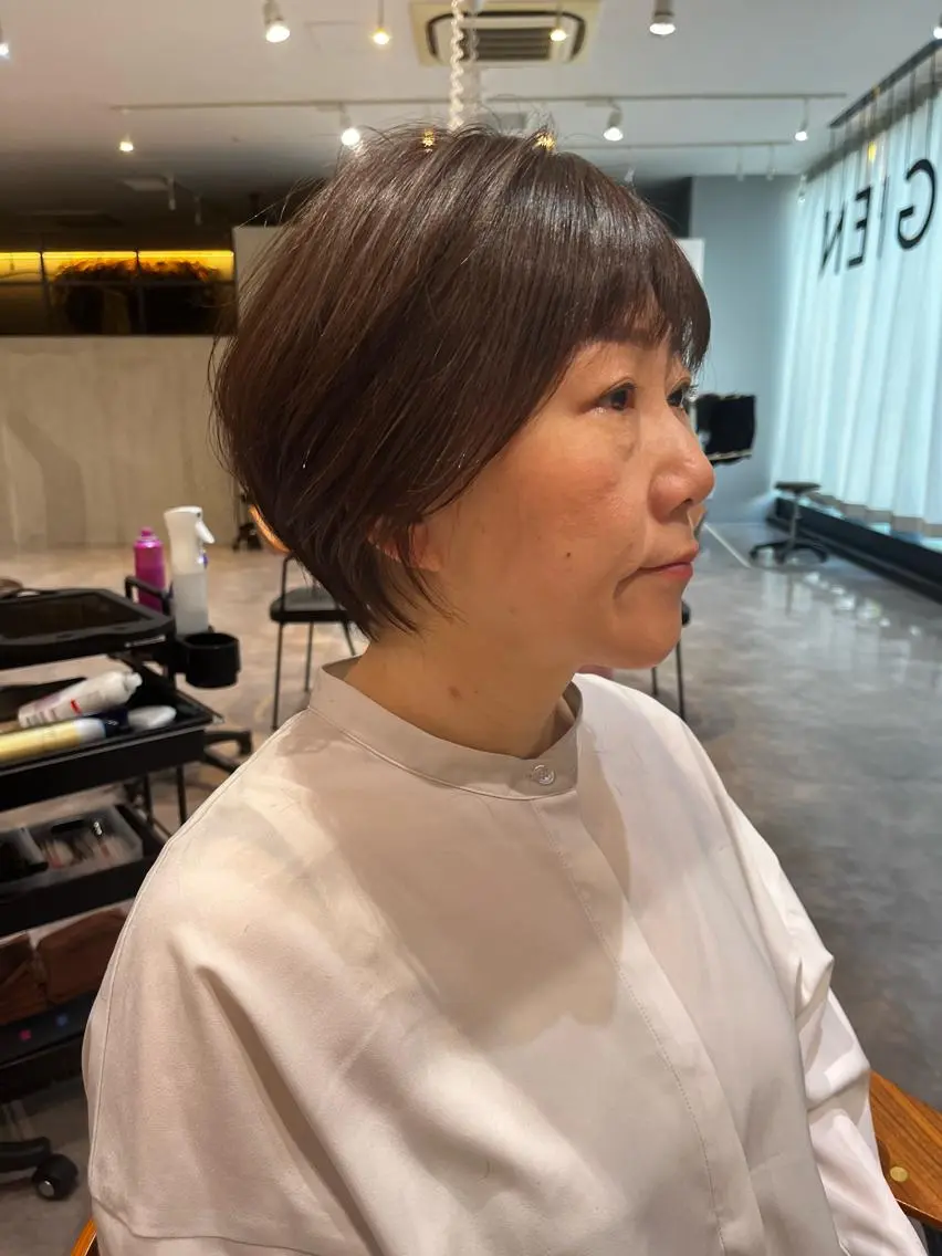 ショート 似合わせカット ショートヘア GIEN 末吉 海斗のヘアスタイル