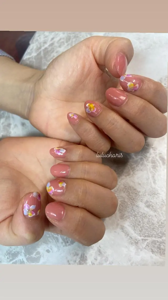 ネイル 春ネイル lulucharis nailのネイルデザイン