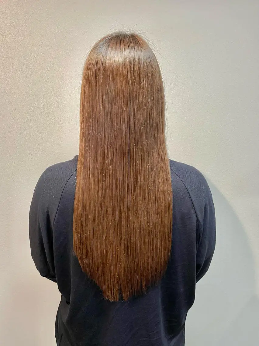 ロング カット トリートメント 👑髪質改善カラー 中垣斗希のヘアスタイル