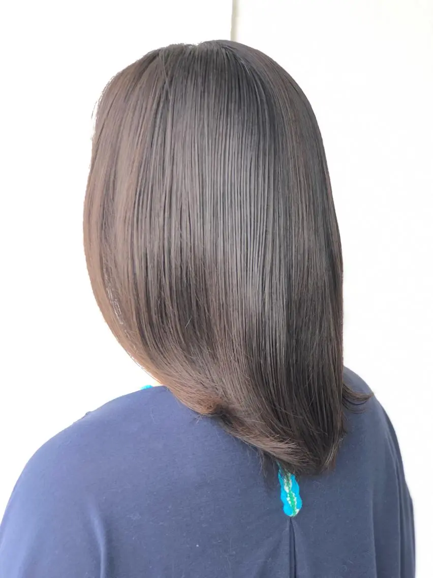 セミロング かわさき ともやのヘアスタイル