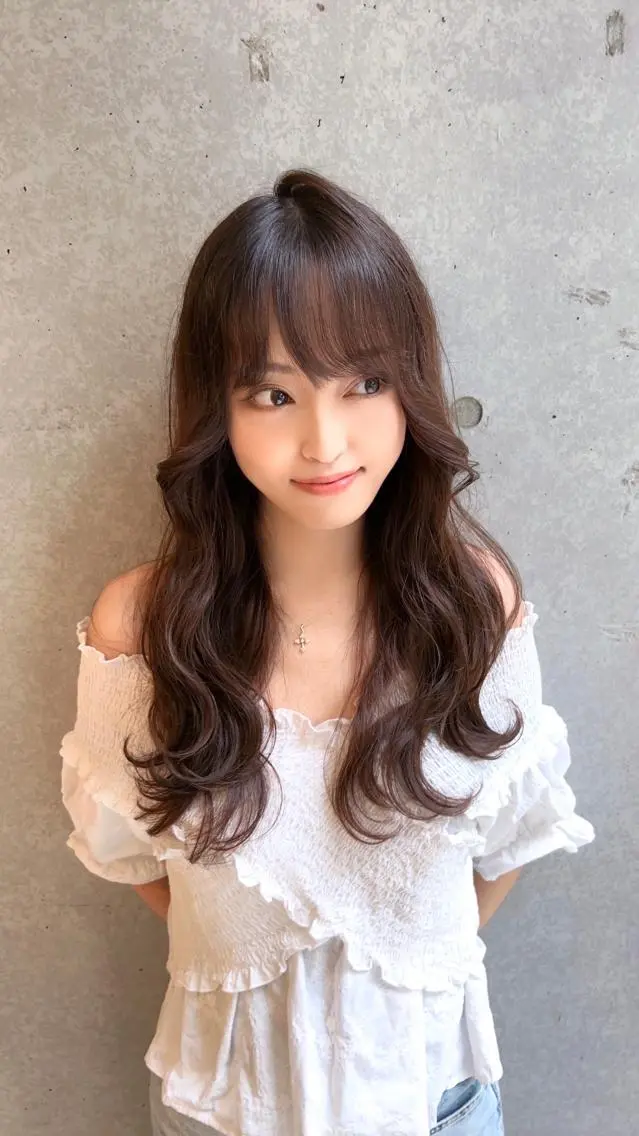ロング レイヤー×韓国 🇰🇷鈴木啓太のヘアスタイル