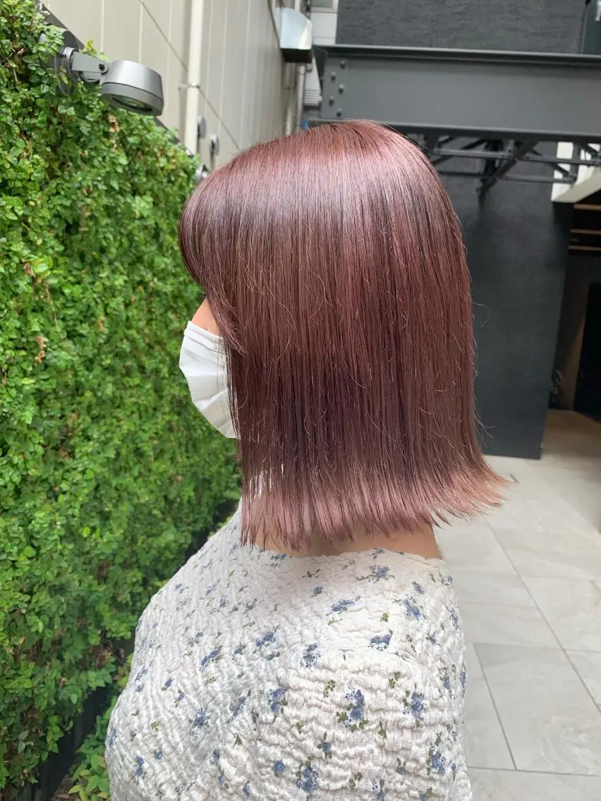 ミディアム カット ヘアカラー LITTLE _KATOのヘアスタイル