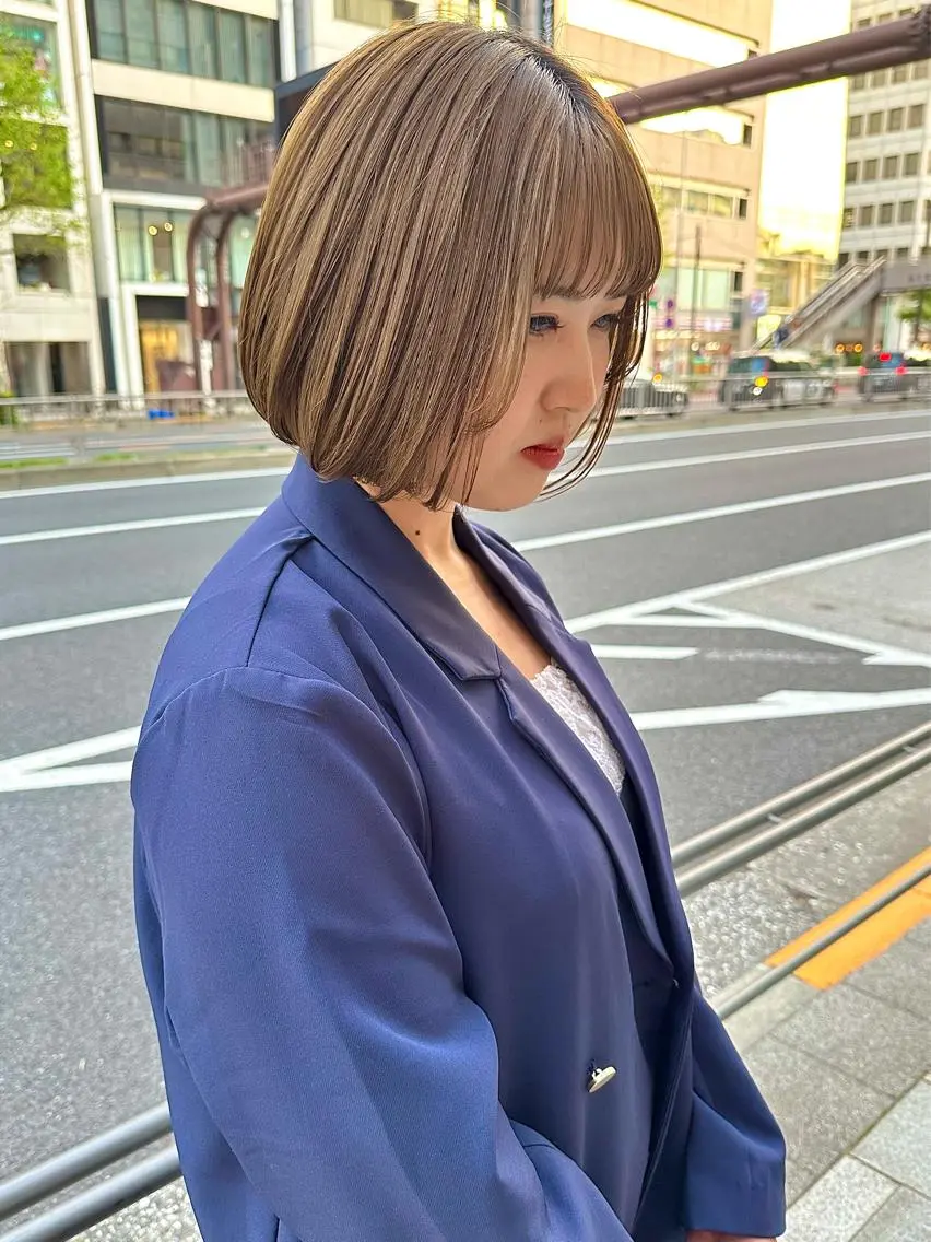 ショート カラー ヘアアレンジ ✨レディース✨ 今だけカット￥０大石のヘアスタイル
