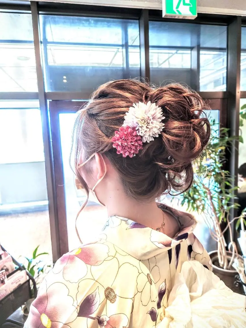ミディアム ヘアアレンジ 髪質改善☆稲垣貴士 【プラセル】高蔵寺のヘアスタイル