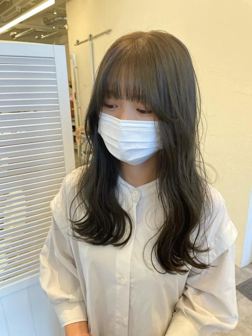 ロング カラー ヘアアレンジ カット ヘアカラー トリートメント ヘアセット 怪我のため6月末 復帰予定田中瑞希🍃のヘアスタイル