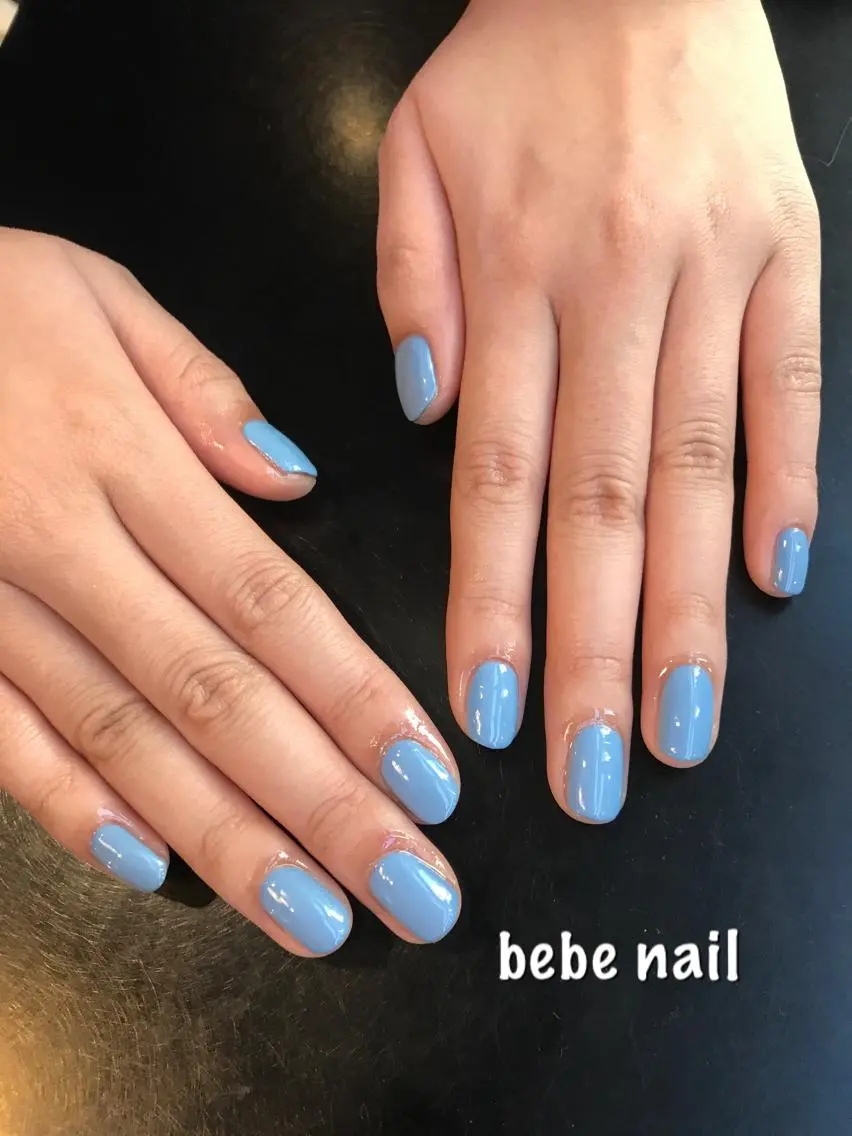 ネイル ジェルネイル ワンカラーネイル パラジェル ハンドネイル Ann nailのネイルデザイン