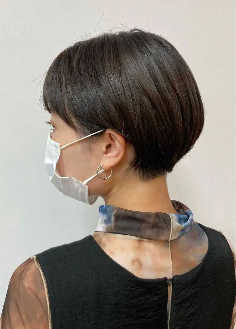 ショート ショートヘア カット 【白髪ぼかし】 愛甲竜佑のヘアスタイル