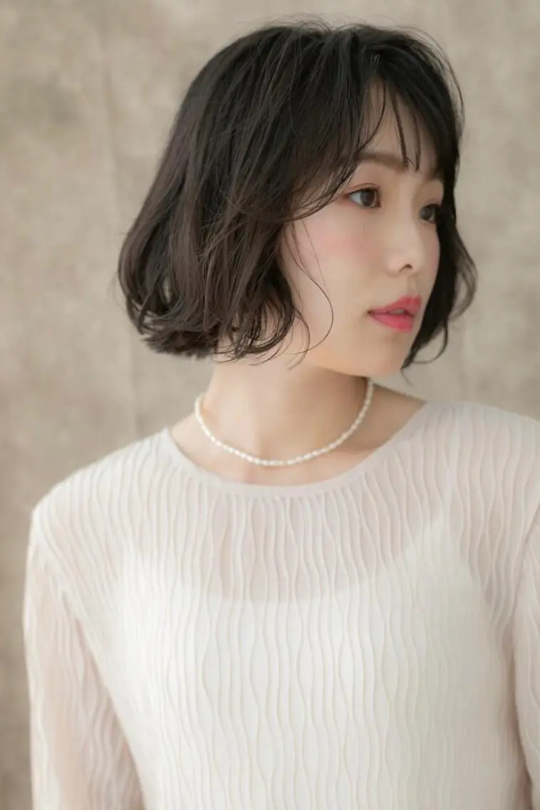 ショート カラー パーマ 似合わせ✨透明感🫧 佐藤優斗のヘアスタイル