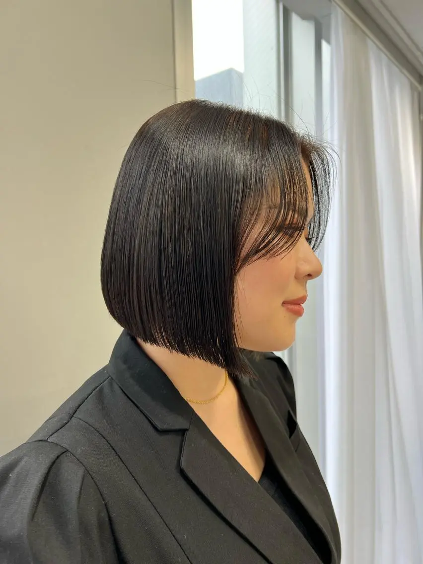 ショート カラー 顔まわりレイヤー レイヤーカット 髪質改善／縮毛矯正/ 艶カラー/上野優斗のヘアスタイル