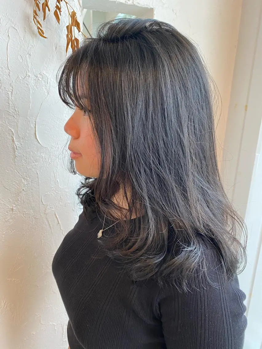ミディアム カラー 豊橋美容院 ソンリエのヘアスタイル