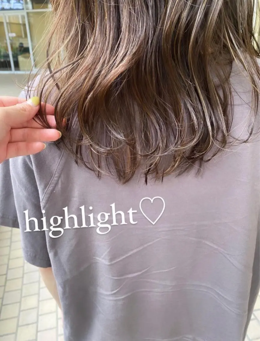 カラー K-two谷町❄️ hinaのヘアスタイル