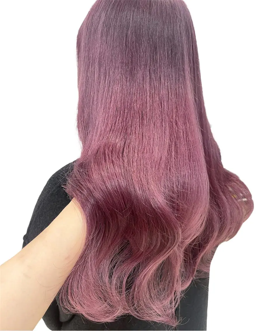 セミロング カラー ラベンダーカラー 新宿駅近♡個室 ♡関口三都季🌜のヘアスタイル