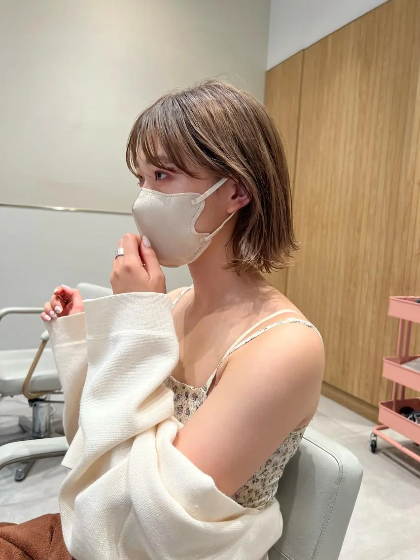 ショート カラー カット ヘアカラー トリートメント レイヤー専門家 ダブルカラー修のヘアスタイル