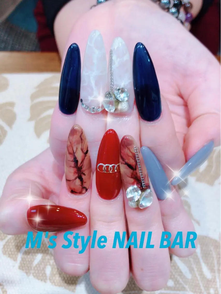 ネイル 持ち込み ハンドネイル M's Style NAIL BARのネイルデザイン