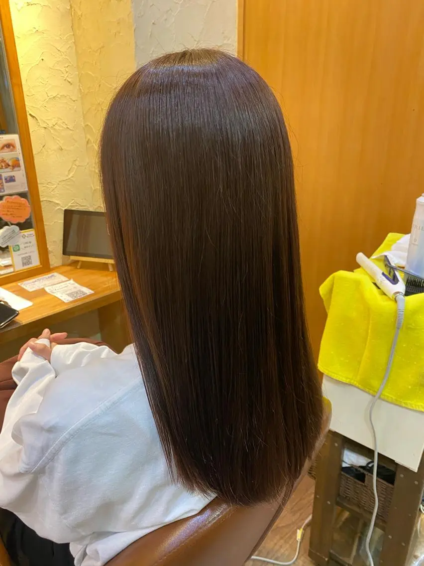 ロング カラー パーマ ヘアアレンジ メンズ キッズ ネイル マツエク・マツパ 🌈髪質改善・美髪矯 正・平野瀬乃🌈のヘアスタイル