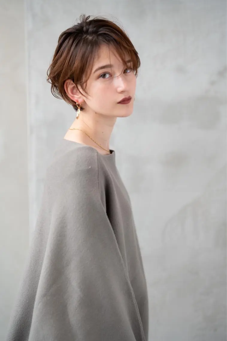 ショート カラー カット ヘアカラー トリートメント 🉐レイヤー/塩見 弘樹🉐渋谷のヘアスタイル