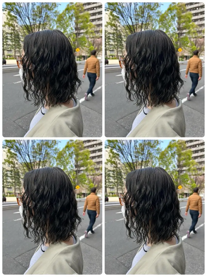 ミディアム 髪質改善/艶カラー ⚡️コメス/錦糸町のヘアスタイル