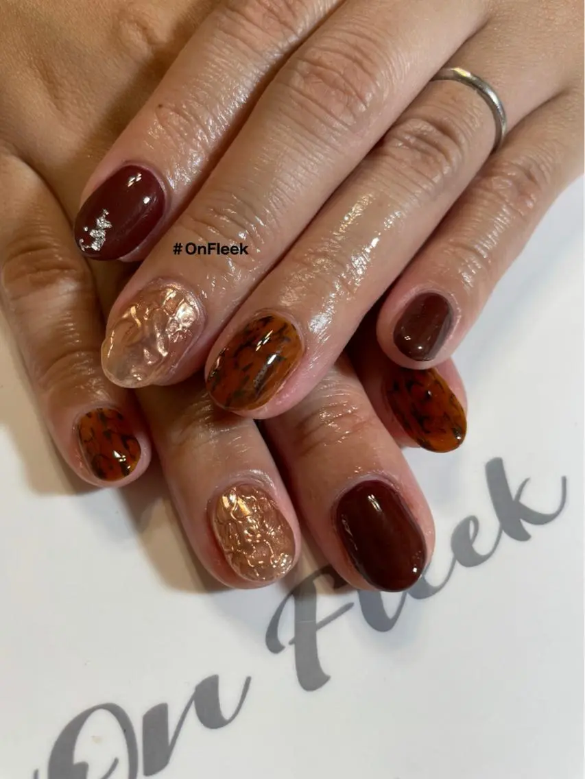 ネイル ジェルネイル ハンドネイル NailSalon ＃OnFleekのネイルデザイン