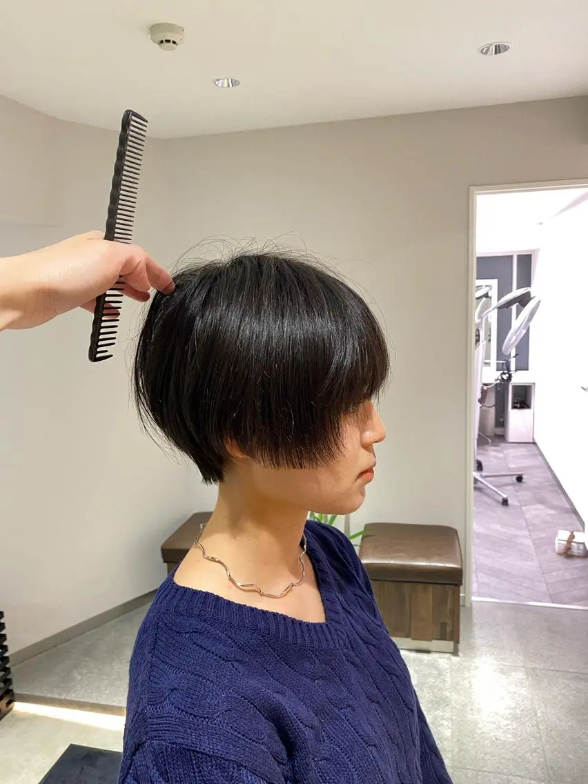 ショート カット トリートメント 🫧似合わせショート イシダ🫧のヘアスタイル