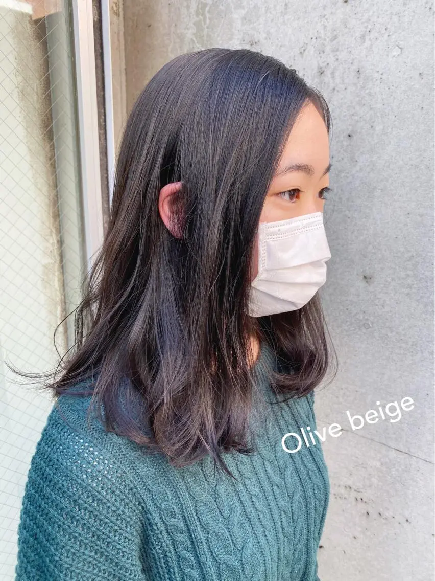 ミディアム カラー 鈴木 悠史のヘアスタイル