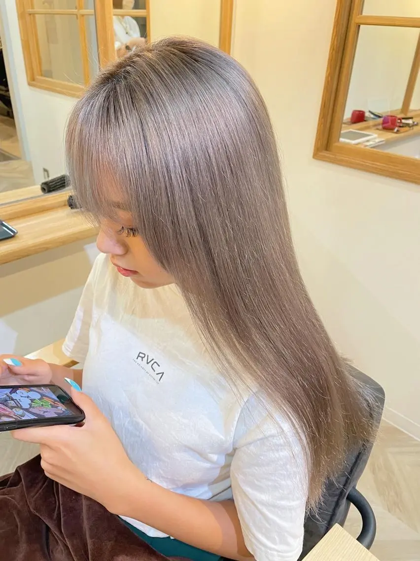 カラー ラベンダーカラー Matsubara asuka  ☪︎のヘアスタイル