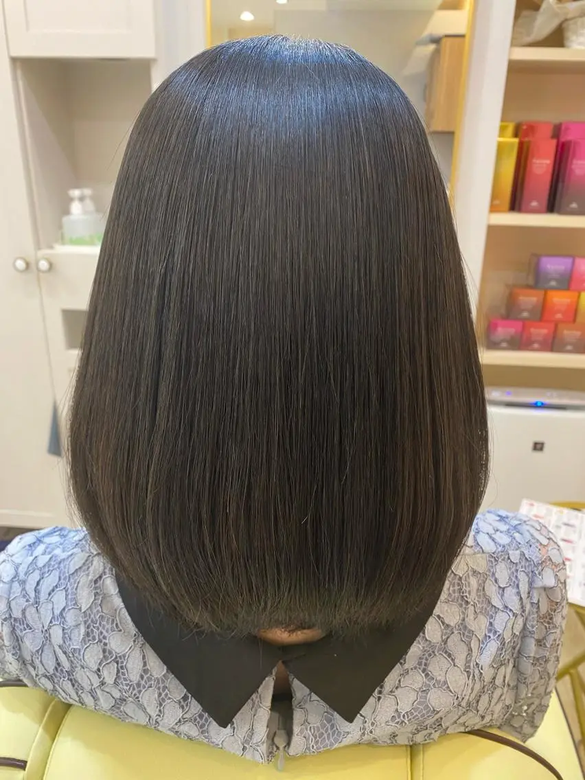 ミディアム 髪質改善 トリートメント 代表✩.*˚白井 美香のヘアスタイル