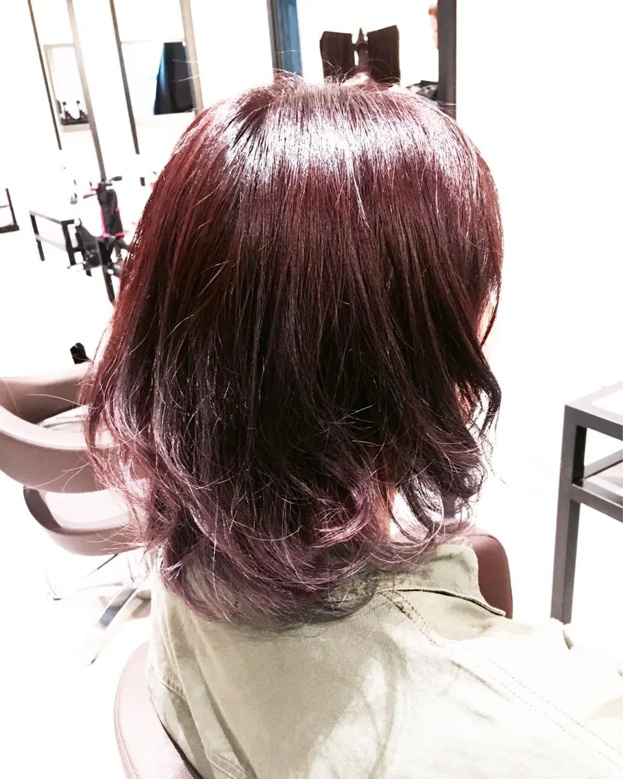 ミディアム カラー グラデーションカラー 笠谷 正之のヘアスタイル