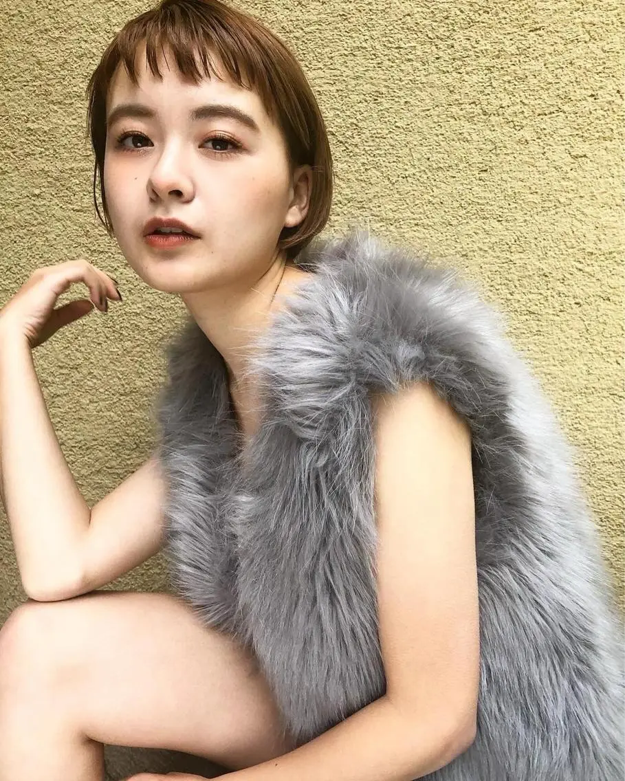 ショート カラー ショートボブ ベリーショート オリーブカラー ボブ マニッシュショート ショート/ボブ/ 心斎橋/宮脇美奈のヘアスタイル
