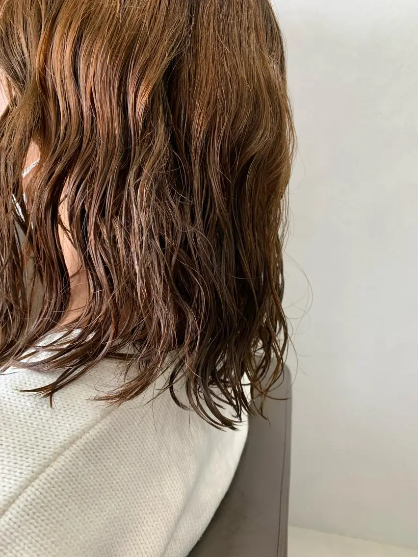 パーマ カット パーマ トリートメント ボブパーマコテ巻き風 パーマNo1深江秀平のヘアスタイル