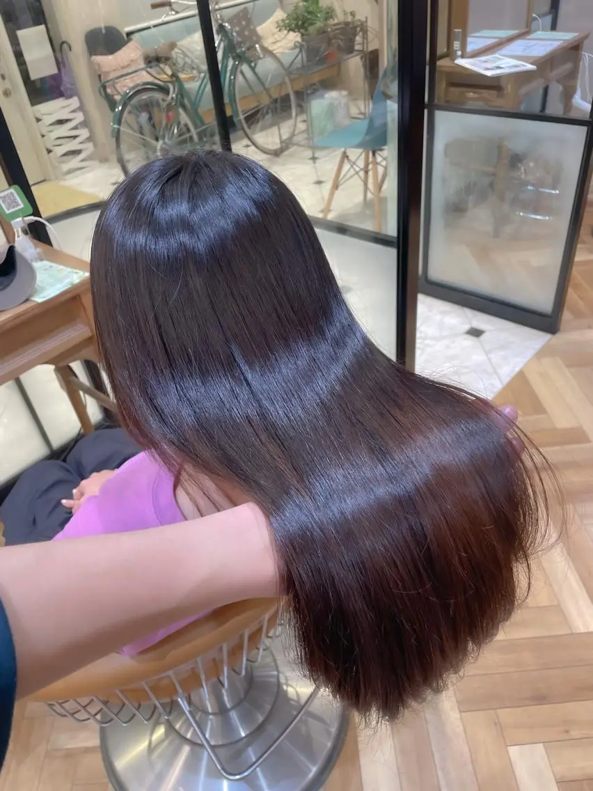 ロング カラー 縮毛矯正 トリートメント 💎巻ける縮毛矯正/ 艶髪💎石渕智也のヘアスタイル