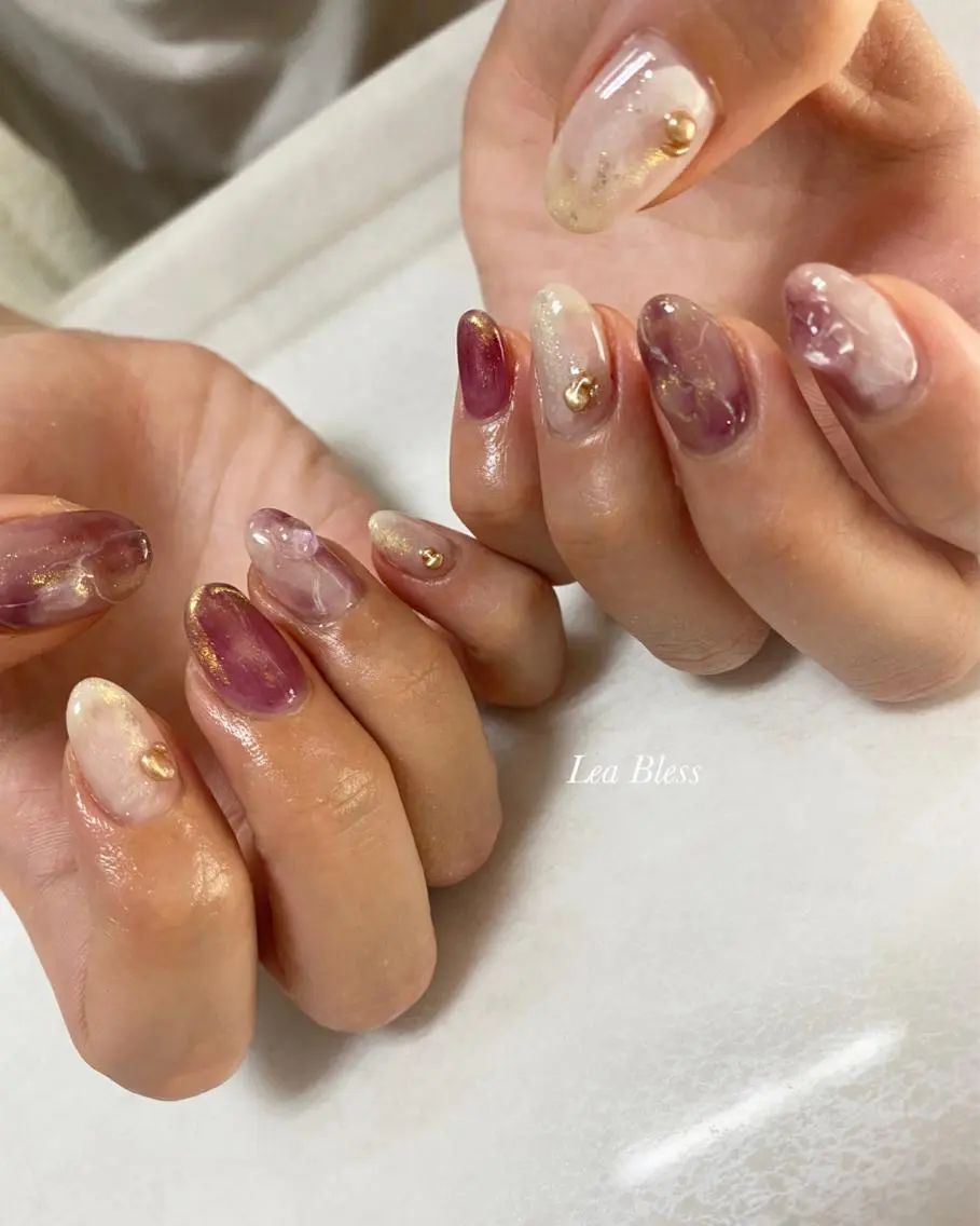 ネイル ハンドネイル Lea Bless 河原町のネイルデザイン