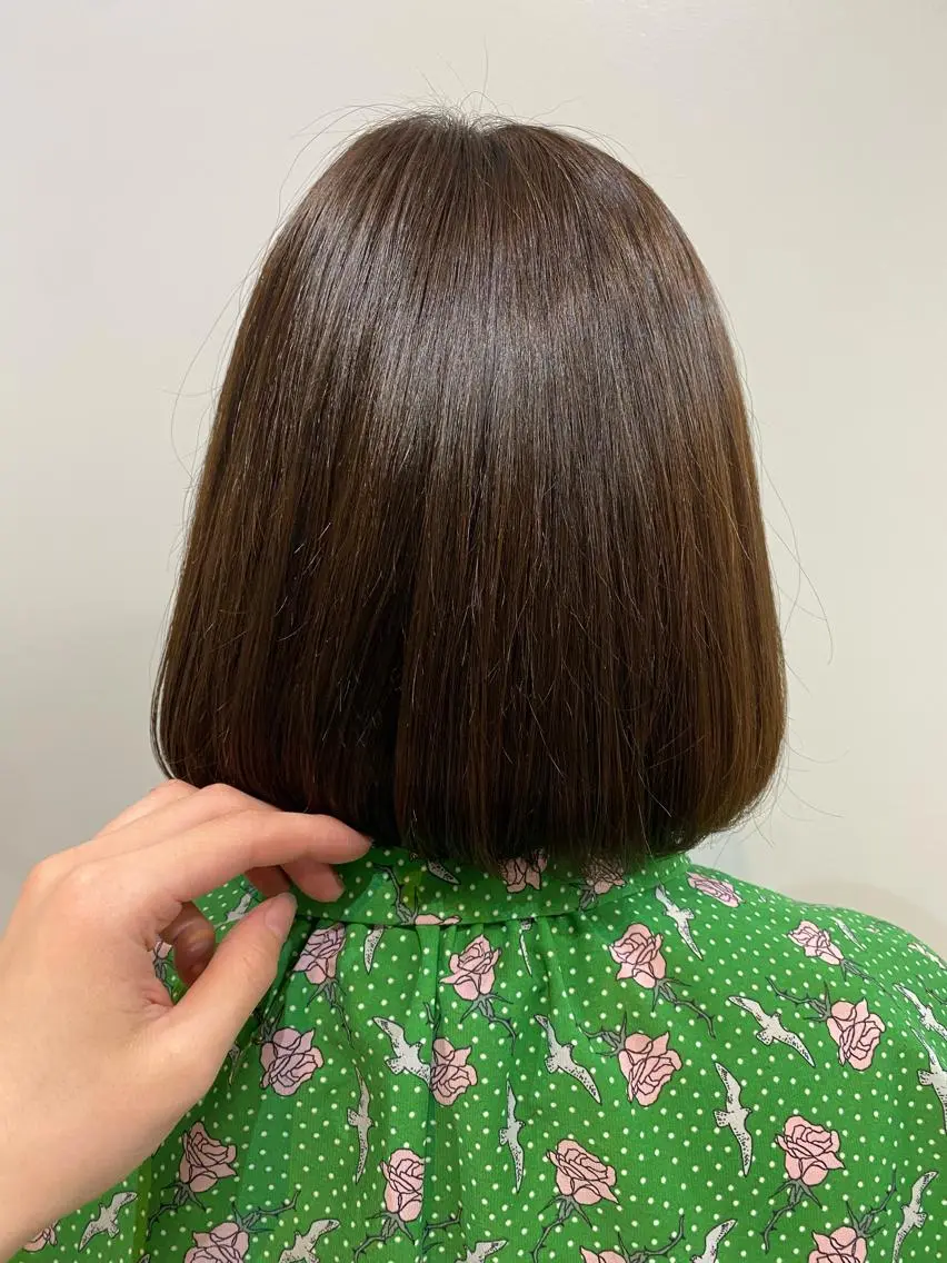 ミディアム 小顔カット 🌿リョウカのヘアスタイル