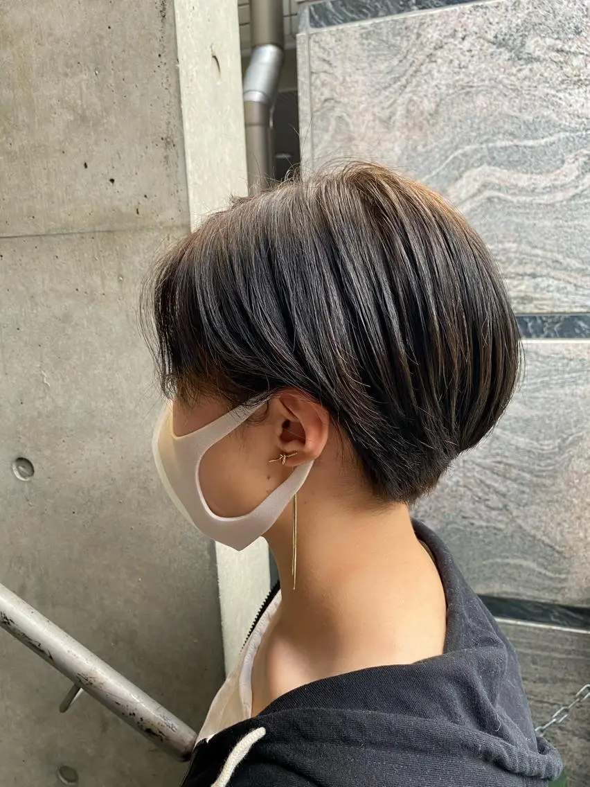 ショート レディースモデル カット/中川翔太のヘアスタイル