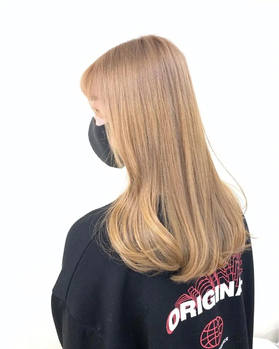 ミディアム 顔周りレイヤー/新宿 /モテ艶カラー/航介のヘアスタイル