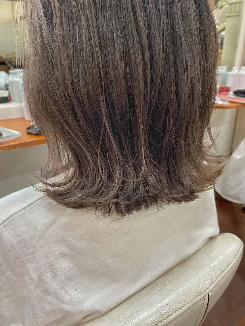 ミディアム ヘアカラー 🔥金山 諒平🔥のヘアスタイル