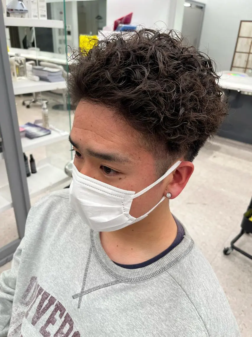 パーマ メンズ 🍐シャドウパーマ メンズ特化/守岡🍐のヘアスタイル