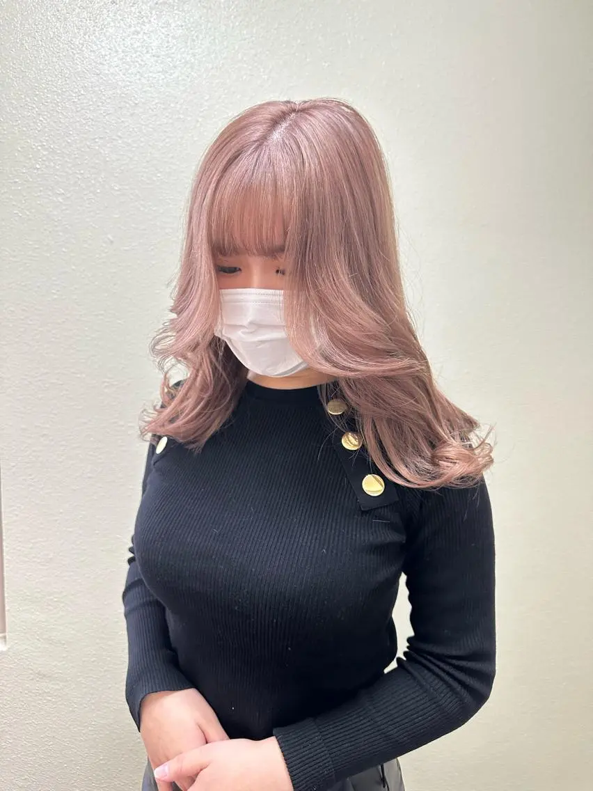 ミディアム カラー パーマ ヘアアレンジ メンズ キッズ ネイル マツエク・マツパ アイブロウ メンズバレイヤージュ メンズブリーチ メンズハイライト メンズインナーカラー メンズ韓国風 切りっぱなしヘアボブ ミディアムヘアRYOのヘアスタイル