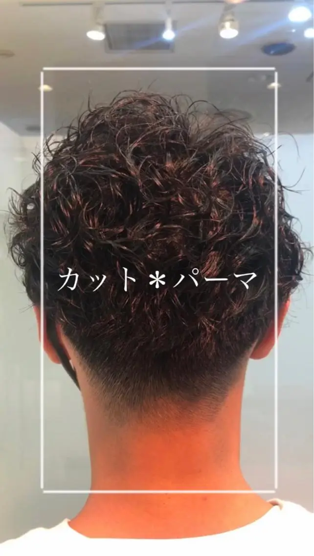 パーマ メンズ 縮毛矯正/髪質改善/ 艶髪ササキナツミのヘアスタイル