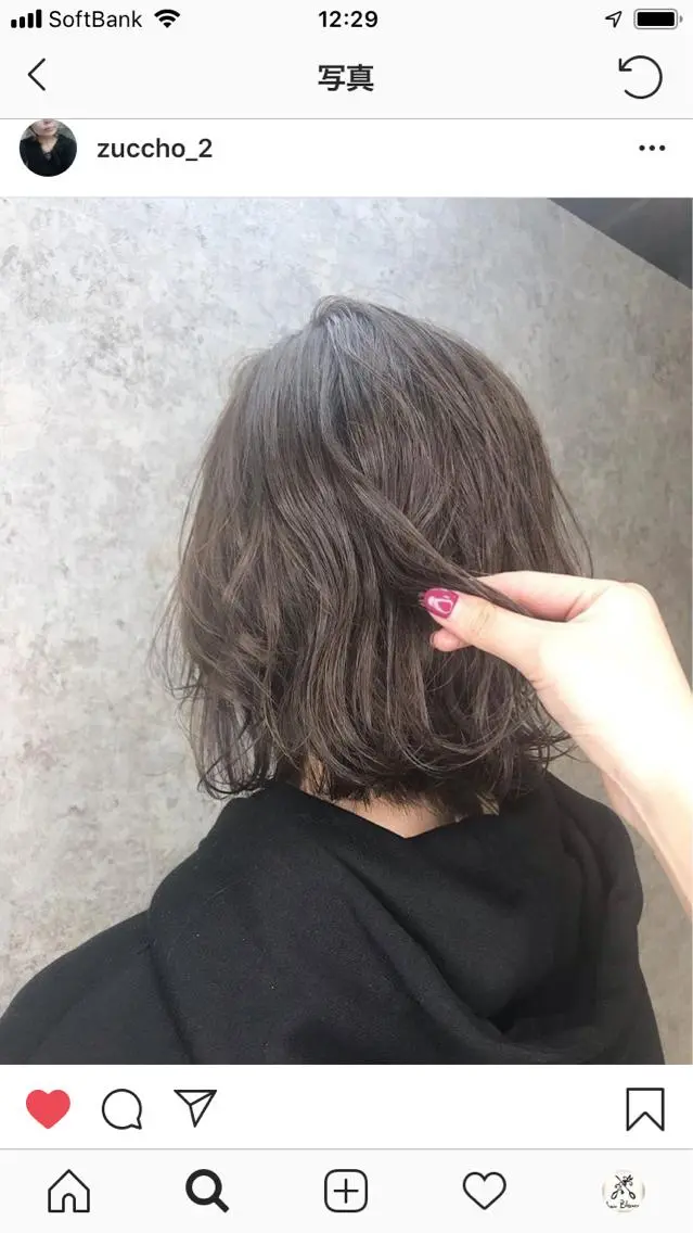 ショート カラー グレージュ 🫟Blanco🫟 Color&Careのヘアスタイル
