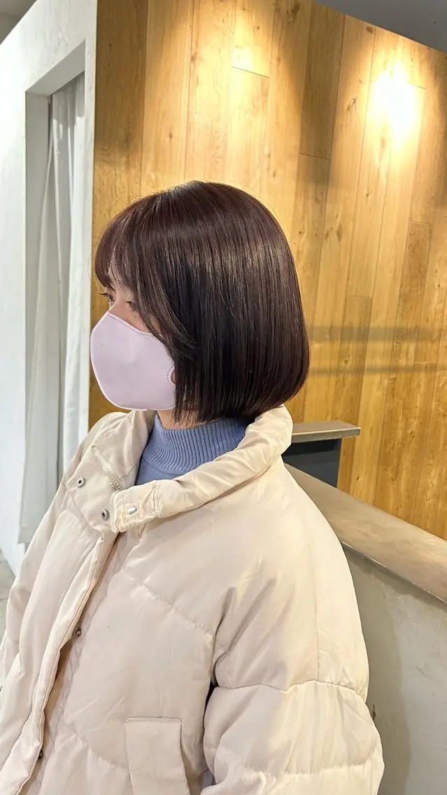 ショート ラベンダーブラウン ヘアカラー ❕マンツーマン施術❕ 🍊Moemiのヘアスタイル
